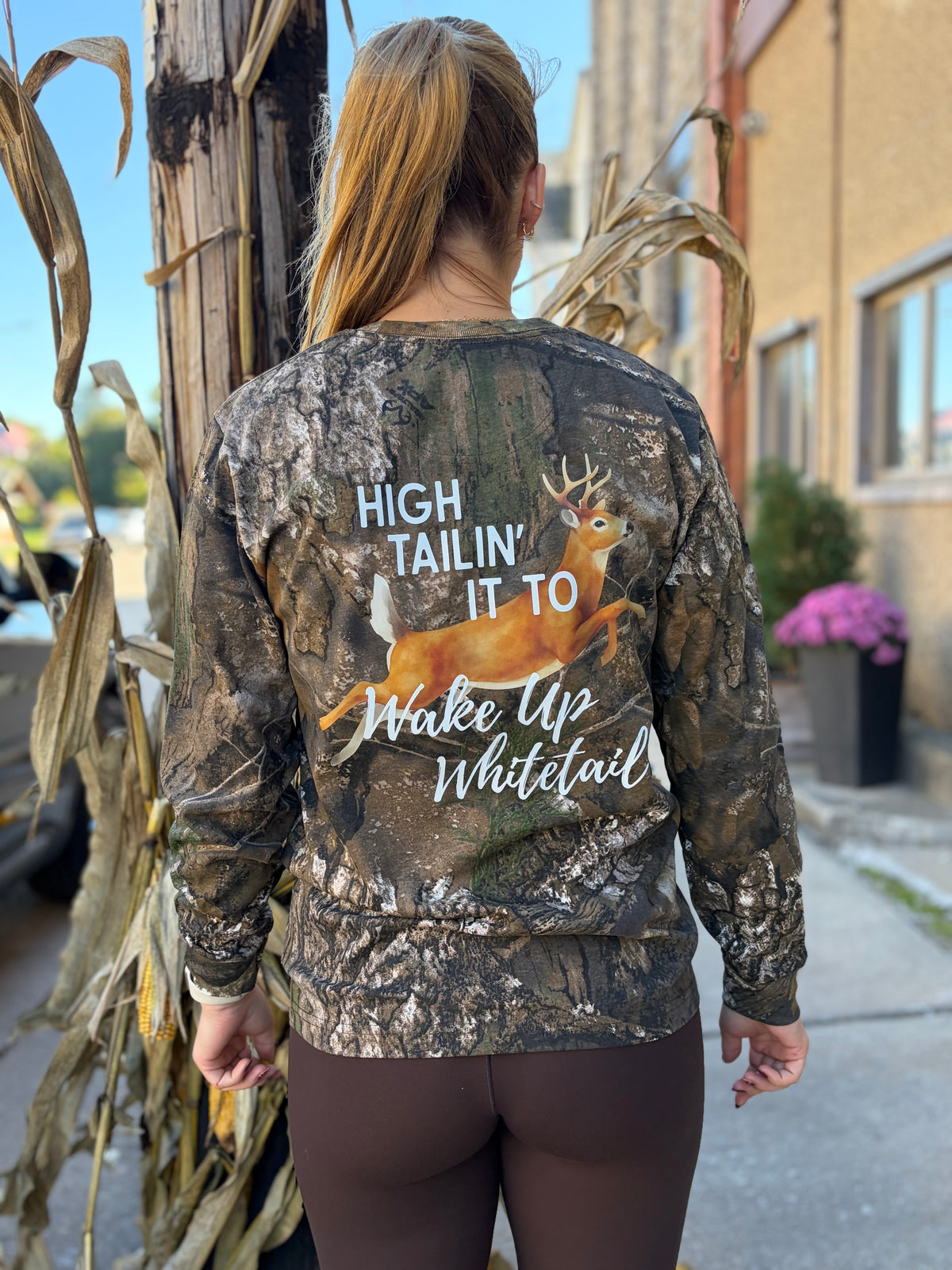 High Tailin it to Wake Up Whitetail