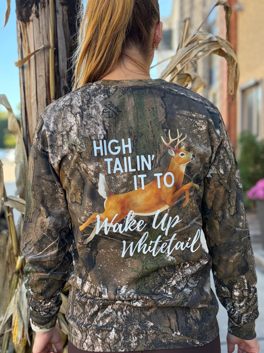 High Tailin it to Wake Up Whitetail