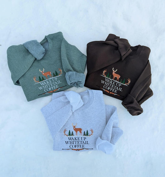 Embroidered Crew & Mug Bundle